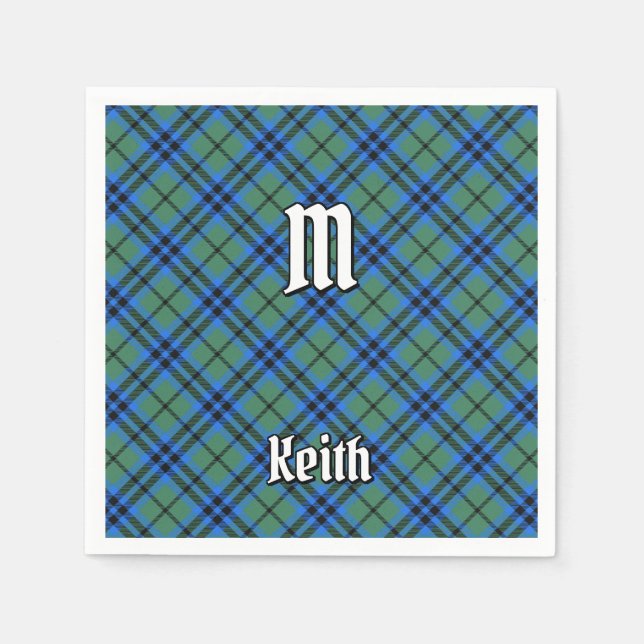 Clan Keith Tartan Napkins Serviette (Vorderseite)