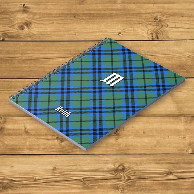 Clan Keith Tartan Notebook Notizblock (Von Creator hochgeladen)