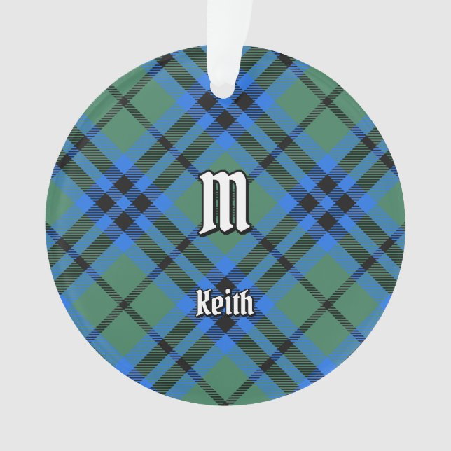 Clan Keith Tartan Ornament (Vorderseite)