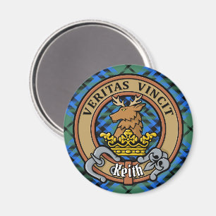Clan Keith Wappen über Tartan Magnet