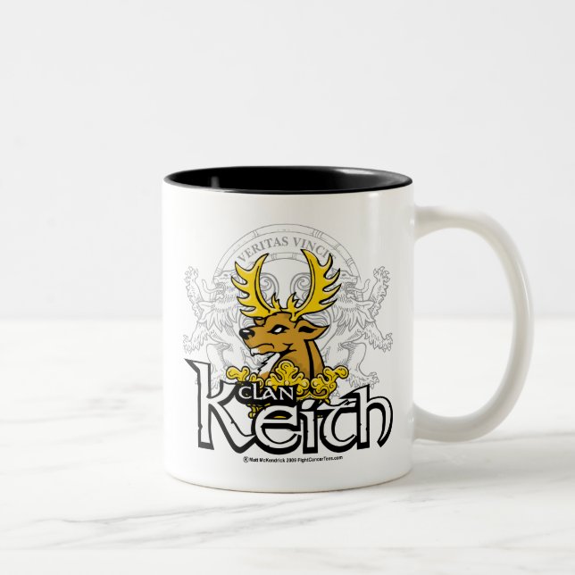 Clan Keith Zweifarbige Tasse (Rechts)