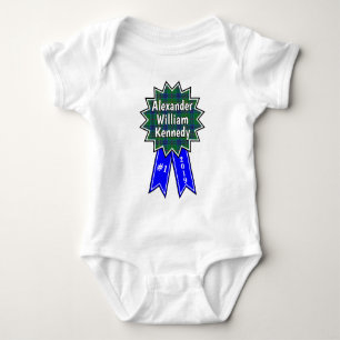 Clan Kennedy #1 Award Blue Ribbon Baby Strampler