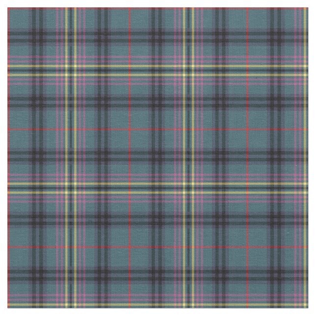 Clan Kennedy Ancient Tartan Stoff (Nahaufnahme)
