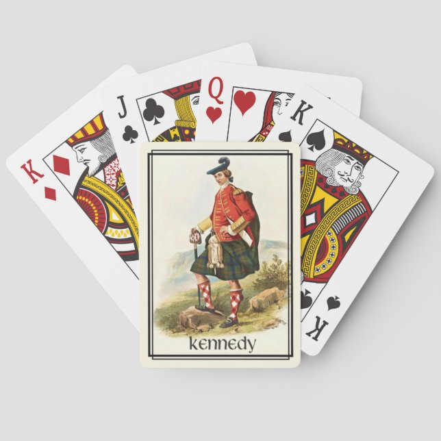 Clan Kennedy Classic Scotland Bicycle Deck Spielkarten (Rückseite)