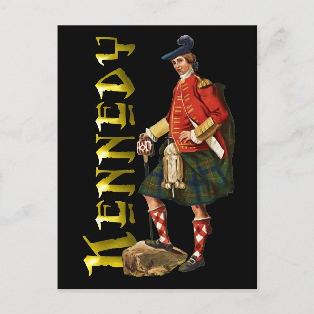 Clan Kennedy Highland Dream Postkarte (Vorderseite)