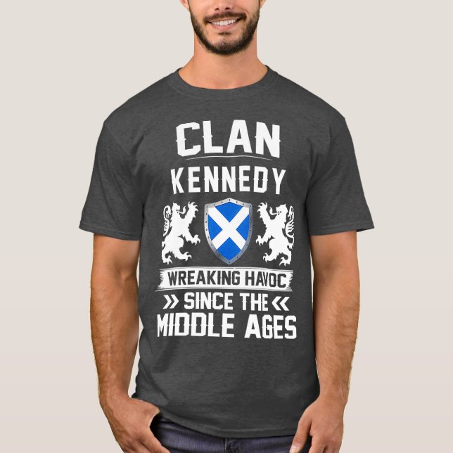 Clan KENNEDY Schottische Familienmütter T-Shirt (Vorderseite)