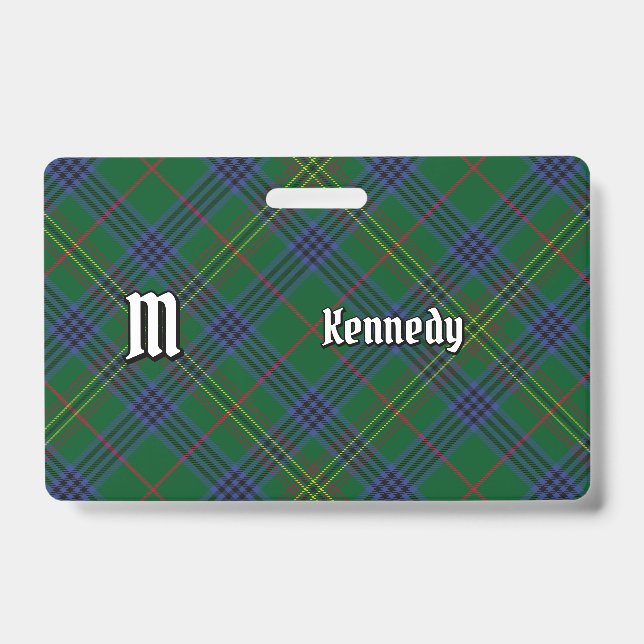 Clan Kennedy Tartan Ausweis (Vorderseite)