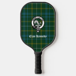Clan Kennedy Wappen Abzeichen & Tartan Pickleball Schläger
