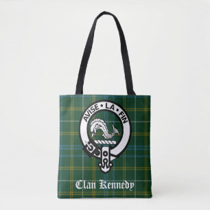 Clan Kennedy Wappen Abzeichen und Tartan