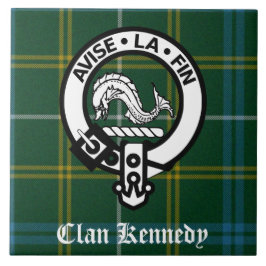 Clan Kennedy Wappen Tartan Fliese