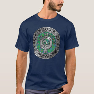 Clan Kennedy Wappen & Tartan Knot T-Shirt