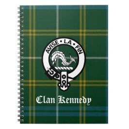 Clan Kennedy Wappen Tartan Notizblock