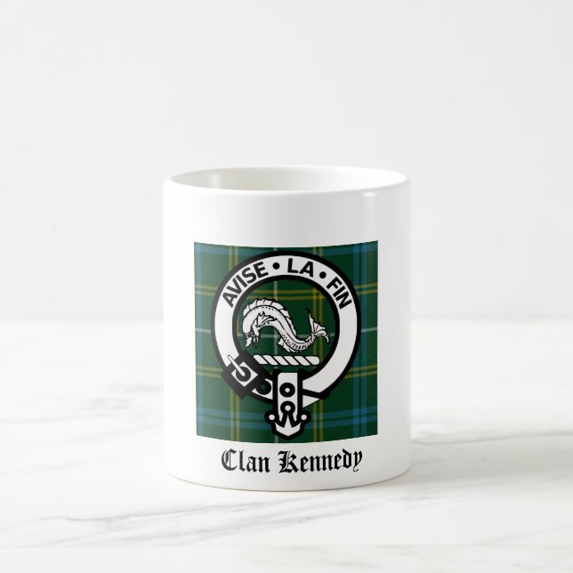 Clan Kennedy Wappen Tartan Tasse (Mittel)