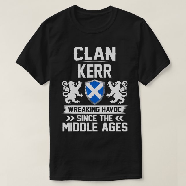 Clan Kerr Scottish Family Clan Scotland T-Shirt (Design vorne)