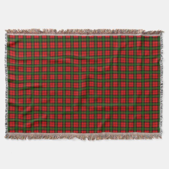 Clan Kerr Tartan Decke (Vorderseite)