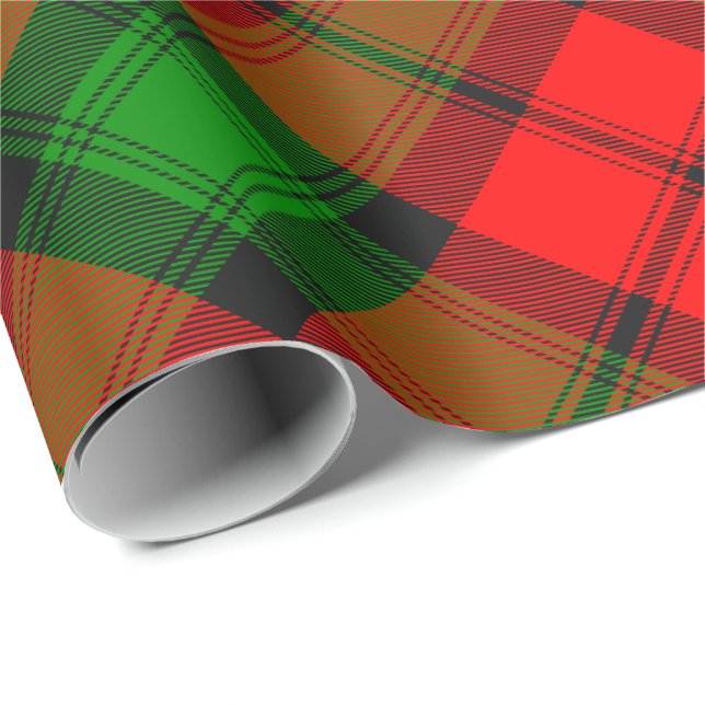 Clan Kerr Tartan Geschenkpapier (Rolleneckpunkt)