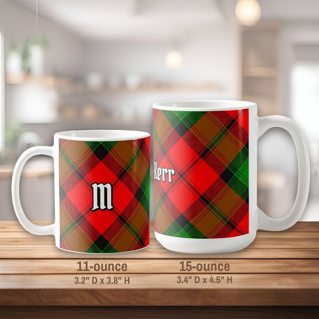 Clan Kerr Tartan Kaffeetasse (Von Creator hochgeladen)