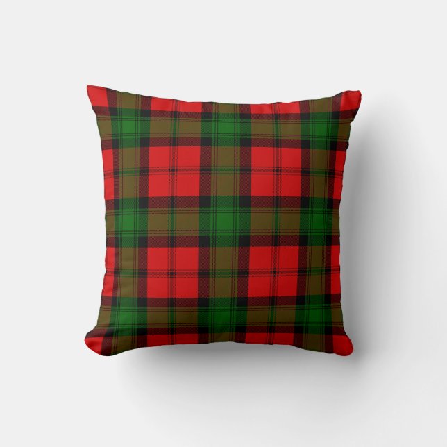 Clan Kerr Tartan Kariert Kissen (Vorderseite)