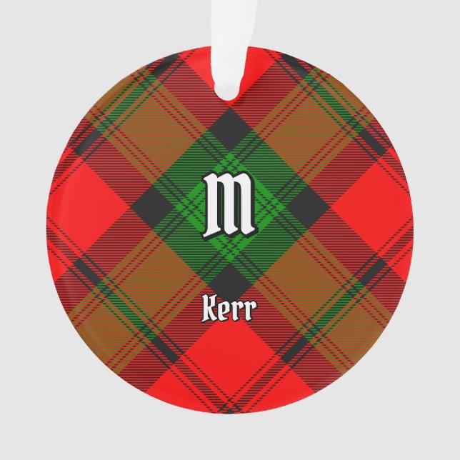 Clan Kerr Tartan Ornament (Vorderseite)