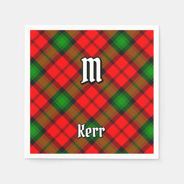 Clan Kerr Tartan Serviette (Vorderseite)