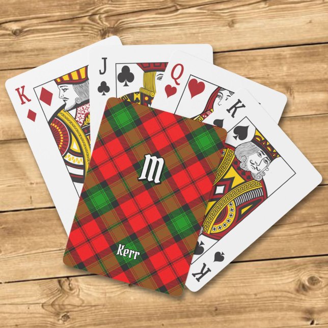 Clan Kerr Tartan Spielkarten (Von Creator hochgeladen)