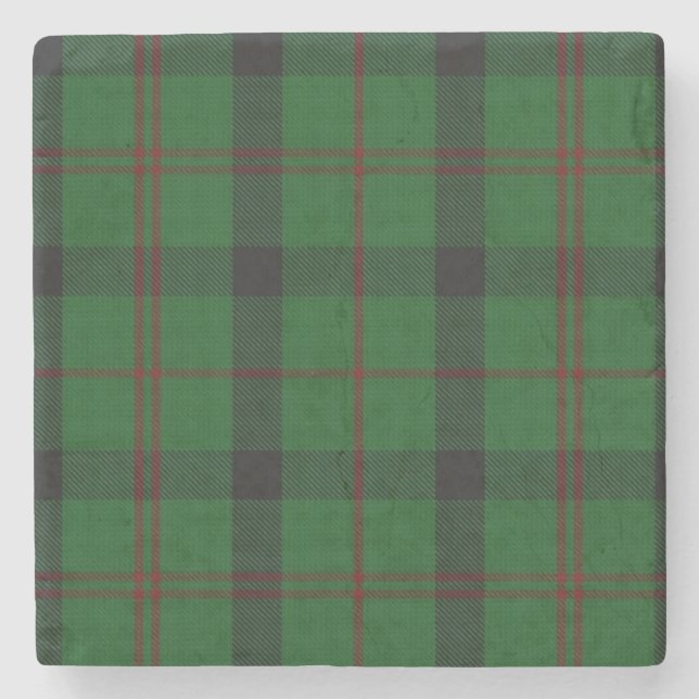 Clan Kincaid Tartan Kariert Stone Untersetzer (Vorderseite)