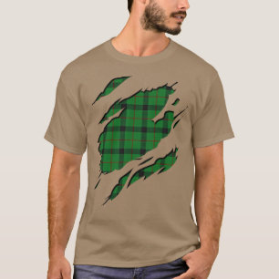 Clan Kincaid Tartan Karierte Wirkungen T-Shirt