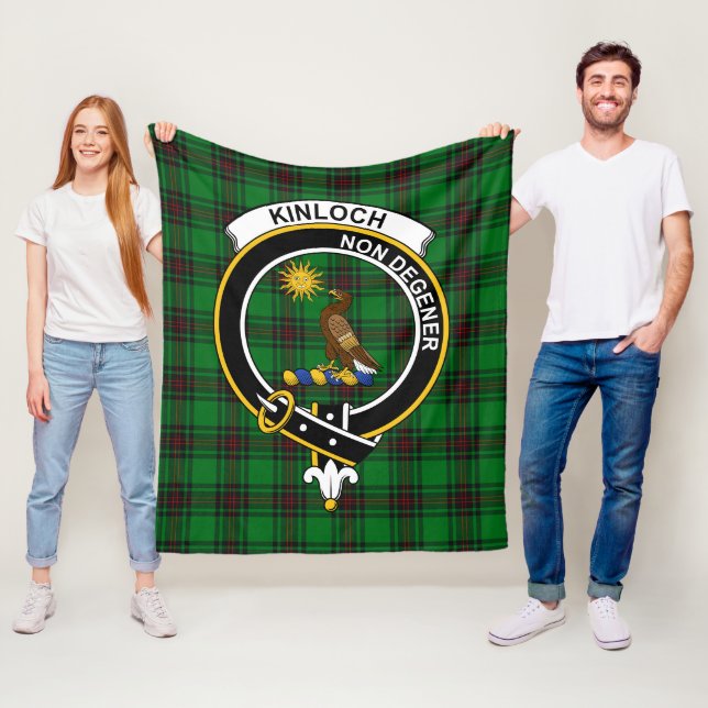 Clan Kinloch Tartan Kariert Fleecedecke (Beispiel)