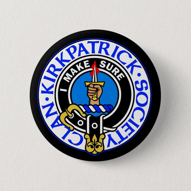 Clan Kirkpatrick Society badge Button (Vorderseite)