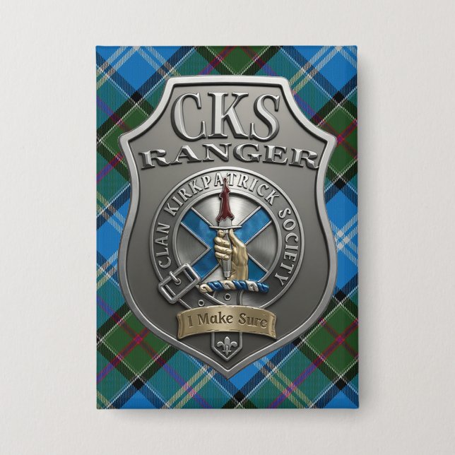 Clan Kirkpatrick Society - CKS Ranger Abzeichen Ve Button (Vorderseite)