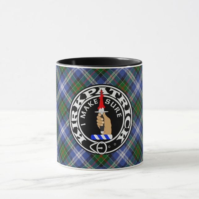 Clan Kirkpatrick Society tartan Tasse (Zentrum)