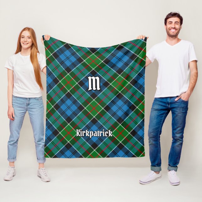 Clan Kirkpatrick Tartan Fleecedecke (Beispiel)