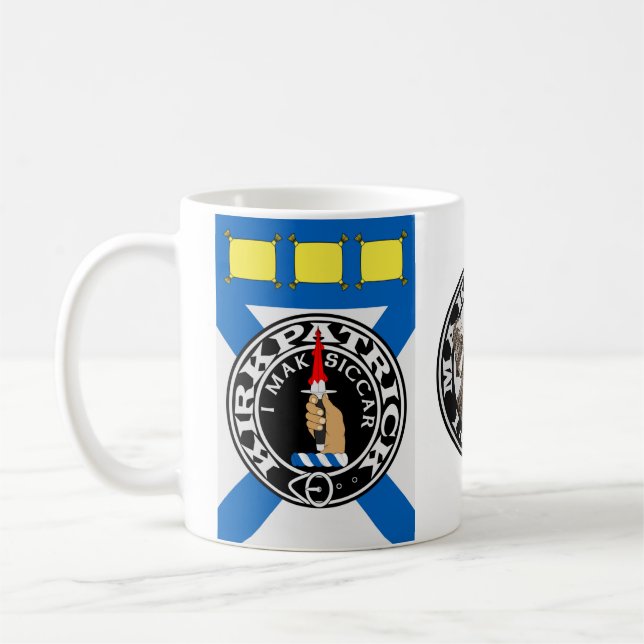 Clan Kirkpatrick Tasse (Links)