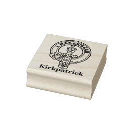 Clan Kirkpatrick Wappen Rubber Briefmarke Gummistempel