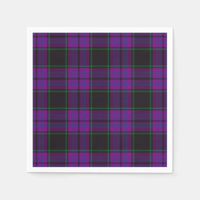Clan Laird Tartan Serviette (Vorderseite)