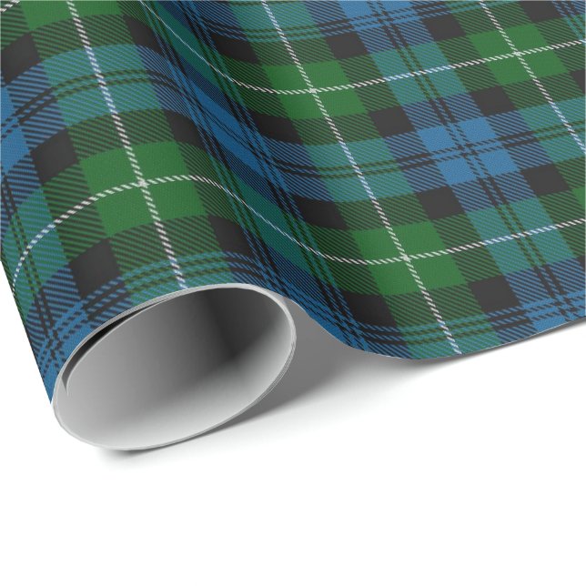 Clan Lamont Scottish Tartan Wrapping Paper Geschenkpapier (Rolleneckpunkt)