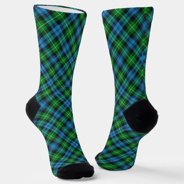 Clan Lamont Tartan Socken (Gewinkelt)
