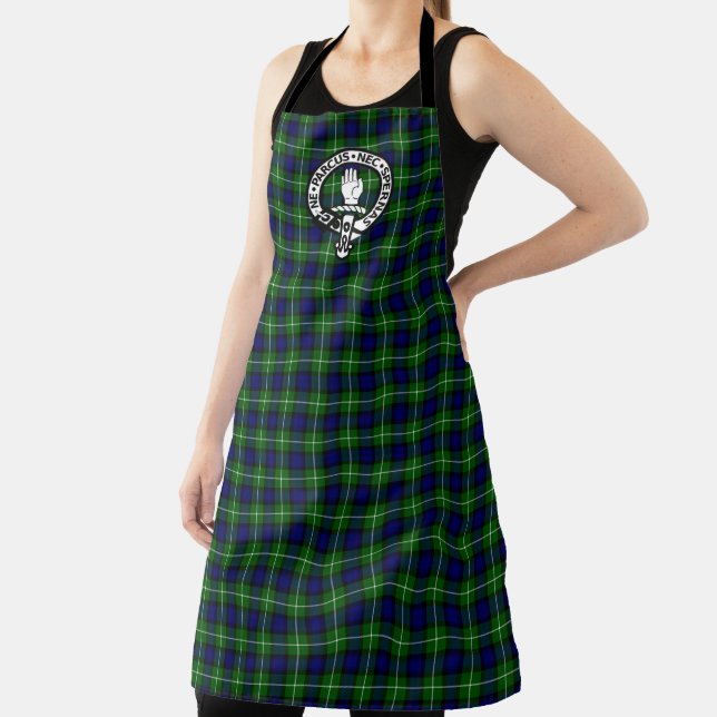 Clan Lamont Wappen Abzeichen & Tartan Schürze (InSitu)