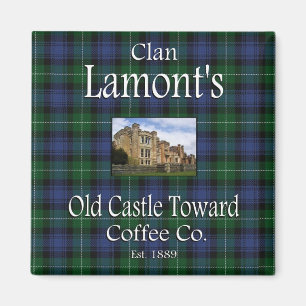 Clan Lamonts altes Schloss zum Coffee Co. Magnet