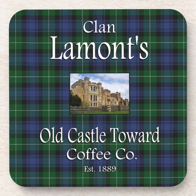 Clan Lamont's Old Castle Toward Coffee Co. Getränkeuntersetzer (Vorderseite)