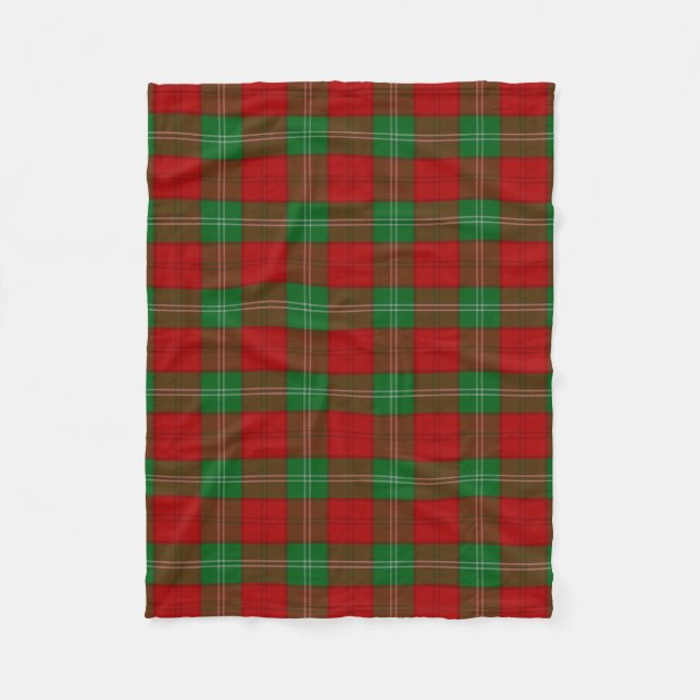 Clan Lennox Tartan Kariert Fleecedecke (Vorderseite)