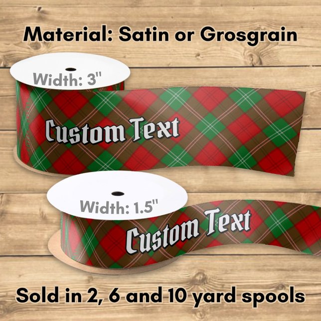 Clan Lennox Tartan Satinband (Von Creator hochgeladen)