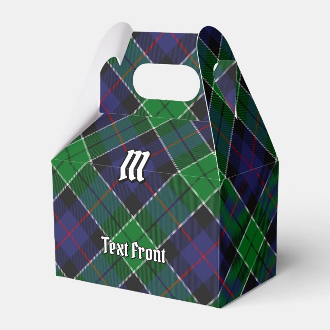 Clan Leslie Hunting Tartan Geschenkschachtel (Vorderseite)