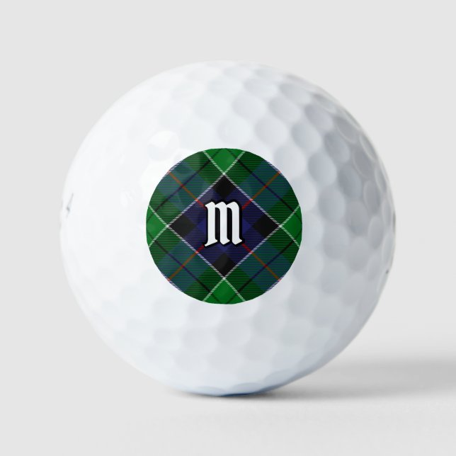Clan Leslie Hunting Tartan Golfball (Vorderseite)