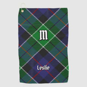 Clan Leslie Hunting Tartan Golfhandtuch