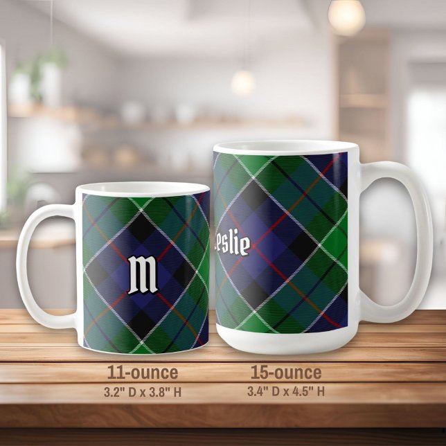 Clan Leslie Hunting Tartan Kaffeetasse (Von Creator hochgeladen)
