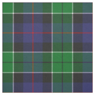 Clan Leslie Hunting Tartan Stoff