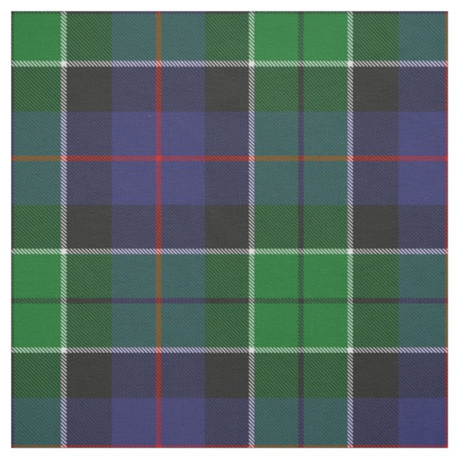 Clan Leslie Hunting Tartan Stoff (Muster)