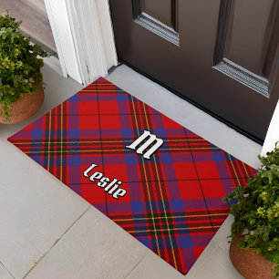 Clan Leslie Red Tartan Fußmatte