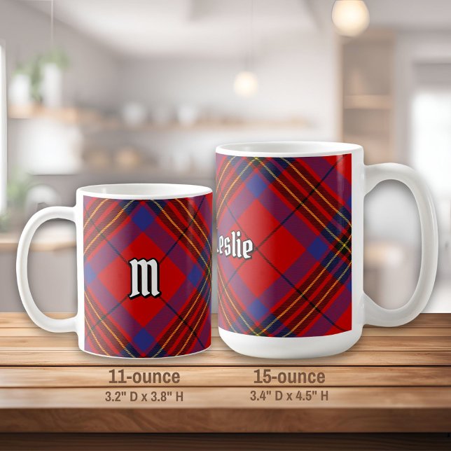 Clan Leslie Red Tartan Kaffeetasse (Von Creator hochgeladen)